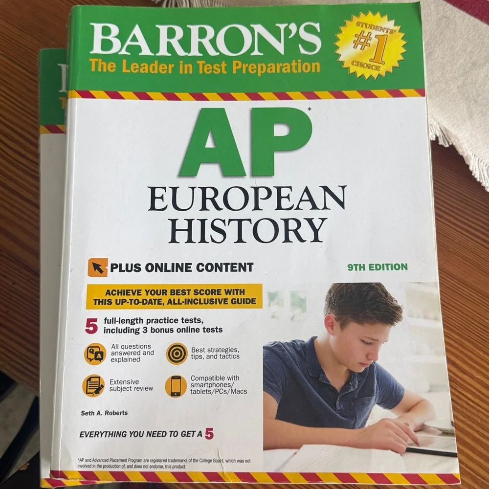 Barron's SAT ACT and AP Test Prep Books - Picture 5 of 6